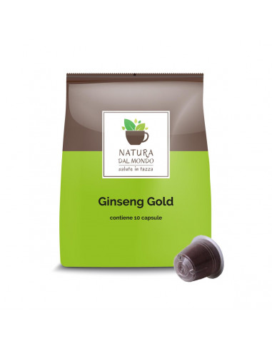 100 Nespresso compatible capsules - Ginseng Gold - Caffè dal Mondo